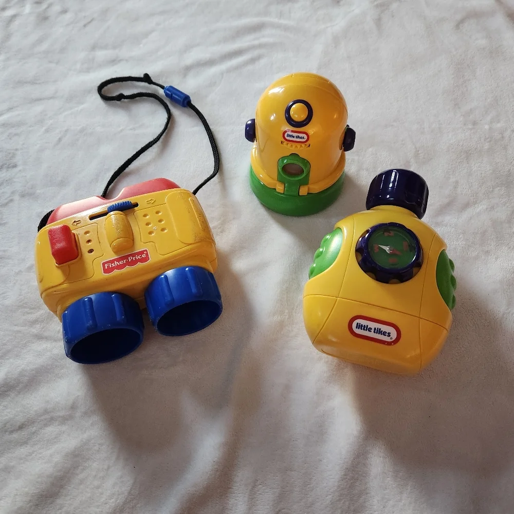 Little Tikes Campin' Adventures Explorer Set & Vintage Fisher Price Binoculars